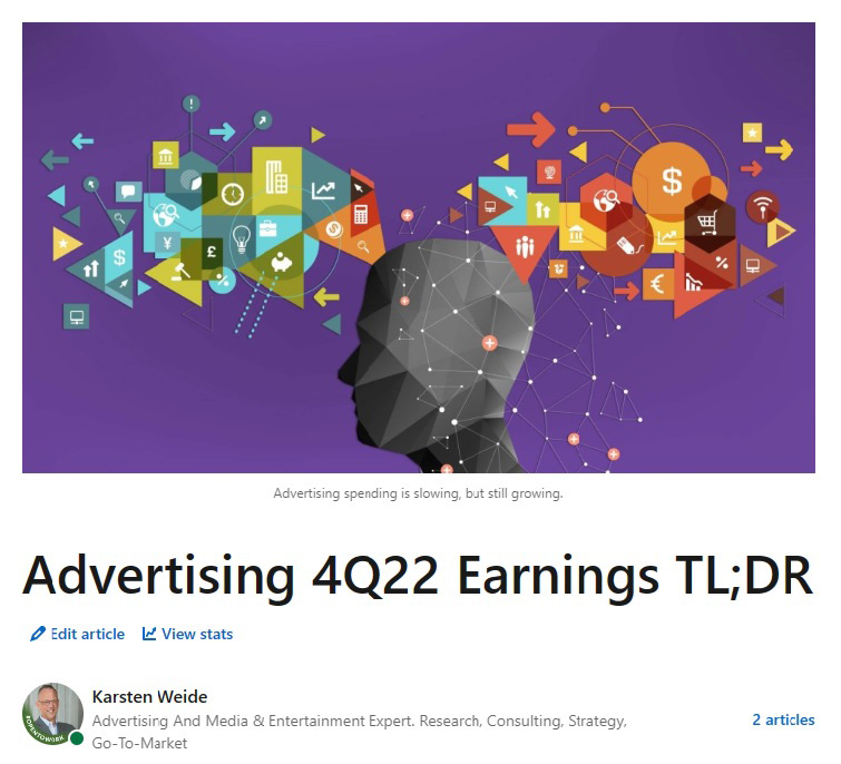 Advertising 4Q22 Earnings TL;DR
