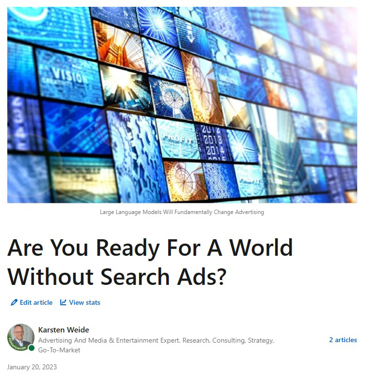 Are You Ready For A World Without Search Ads?